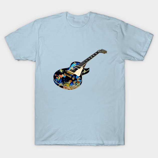 Aquarium guitar T-Shirt by DavidLoblaw